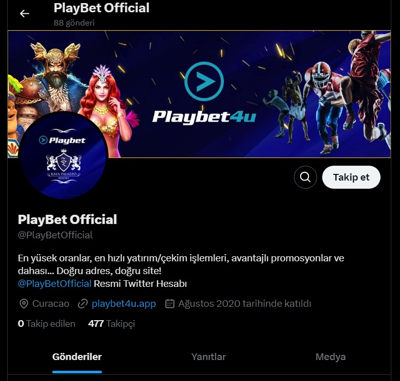 Playbet Twitter